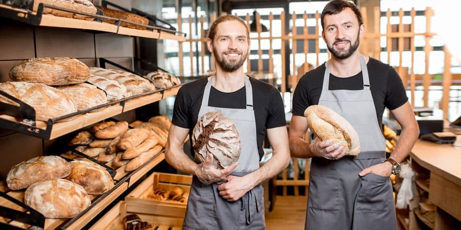 Bäckereiverkauf und Servicebereiche